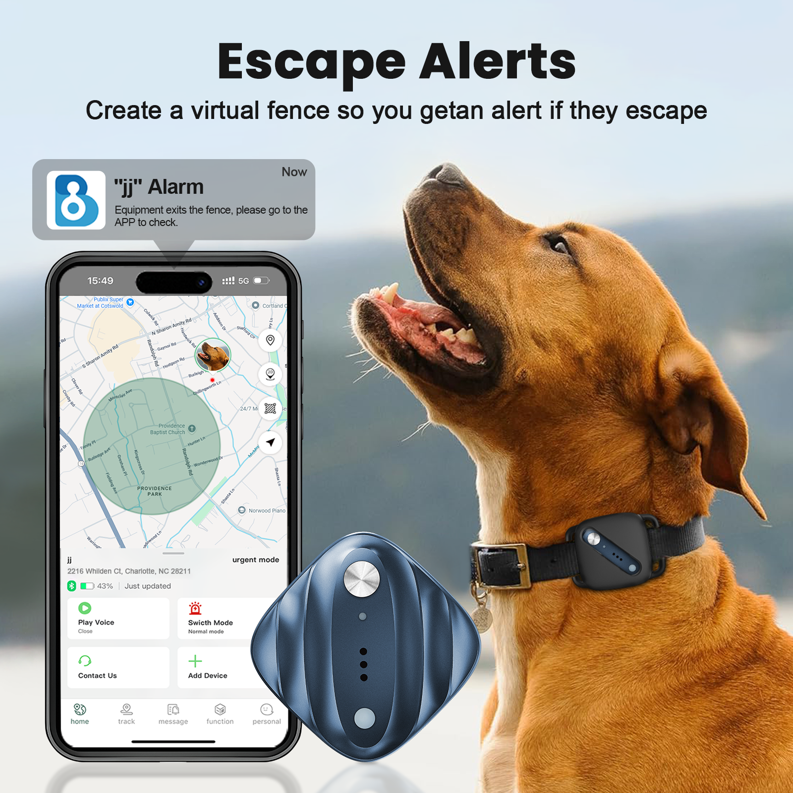 Prevent theft with start-moving alert